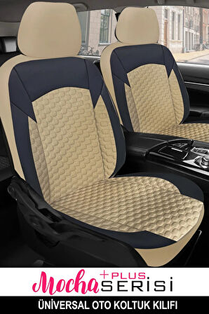 Skoda Rapid 1.4 Tdi Cr 90 Green Tec Ambition Dsg 2017 UYUMLU  OTO KOLTUK KILIFI BEJ