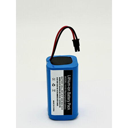 Conga 5290 Robot Süpürge 2600 mAh 14.4 V,  Batarya – Orjinal Uyumlu Uzun Ömürlü, Yüksek Performans Pil