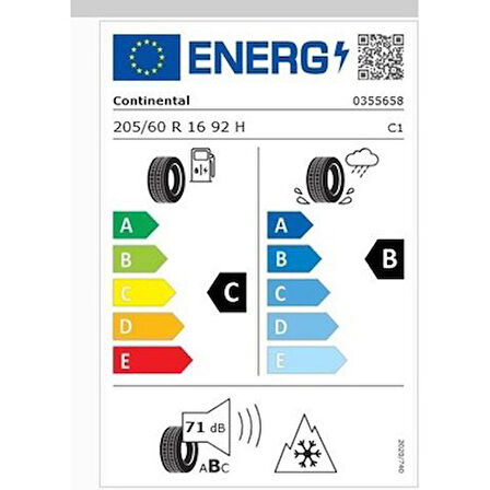 Continental 205/60R16 92H Wintercontact TS 870 P Oto Kış Lastiği (Üretim Yılı: 2024)