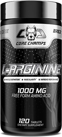 Core Champs L-Arginine Nitric oxide 1000 MG 120 Tablet - By Kai Greene