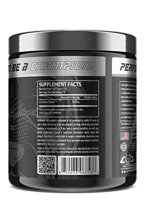 CORE CHAMPS L-CİTRULLİNE 2000 Mg 90 SERVİS (ABD MENŞEİ) FDA ONAYLI