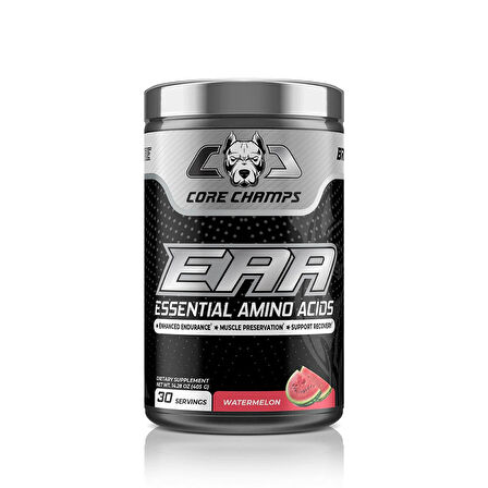 CORE CHAMPS EAA + CALCİUM+MAGNESİUM (ESSENTIAL AMINO ACIDS) 30 SERVİS (ABD MENŞEİ) Seçenek 30 SERVİS