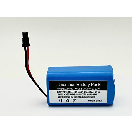 Coredy G800 Robot Süpürge 2600 mAh 14.4 V  Batarya – Orjinal Uyumlu Uzun Ömürlü, Yüksek Performans Pil