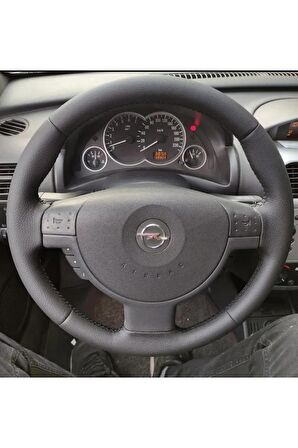 Opel Corsa C Kasa 2000-2006 Araca Özel Direksiyon Deri Kılıfı (DÜZ DERİ)