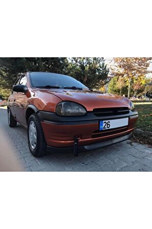 Opel Corsa B Uyumlu Astra H Lip 2 Parça Ön Tampon Eki 1. Sınıf Kaliteli
