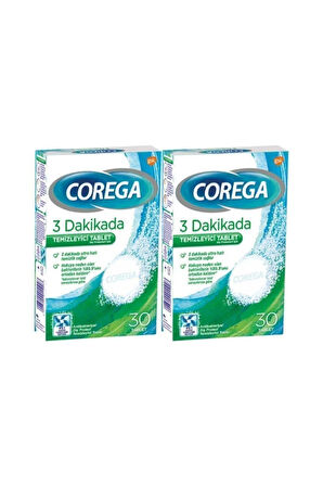 Diş Protezi Temizleyici 30 Tablet 2 Adet