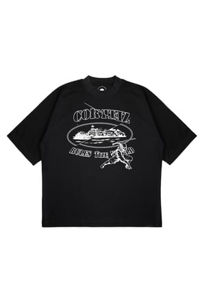 Unisex Oversize CORTEIZ NINJA Baskılı Boxy Fit Kalın Kumaşlı (240gsm) T-shirt