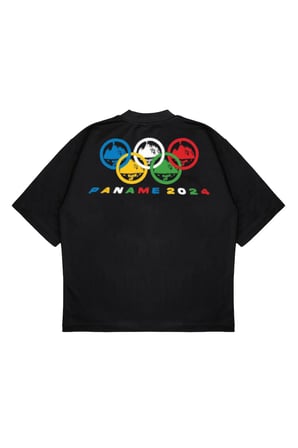 Unisex Oversize CORTEIZ PANAME 2024 Baskılı Boxy Fit Kalın Kumaşlı (240gsm) T-shirt
