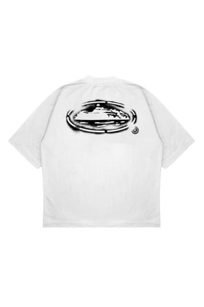 Unisex Oversize CORTEIZ STENCIL Baskılı Boxy Fit Kalın Kumaşlı (240gsm) T-shirt