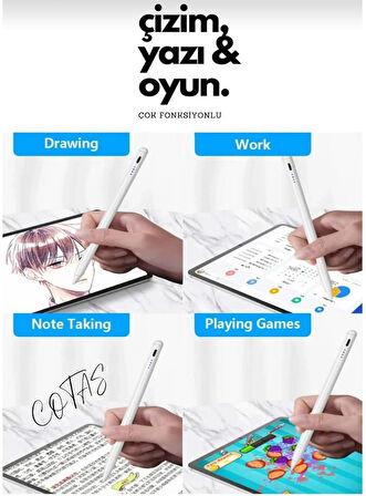 İos Android Windows Uyumlu Özellikli Tablet Telefon Ipad Kalemi Yedek Başlıklı