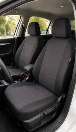 Seat İbiza Uyumlu Oto Koltuk Kılıfı Tam Set Airbag Uyumlu 4 Mevsim Cotfit Serisi