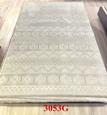 Artemis Halı Cozy 03053G Gri Krem İskandinav Desen Halı