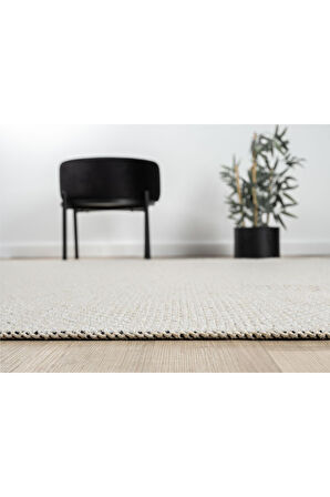 Aries Home Cozy Wool 710 Kolay Temizlenen Yıkanabilir Yumuşak Dekoratif Sisal Jüt Halı