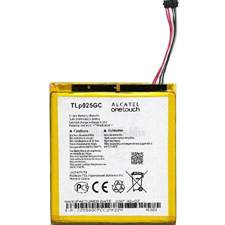 TLp025GC Kodlu 3.8v 2580mAh Batarya Pil