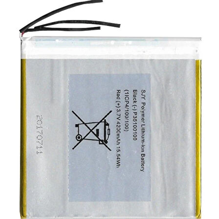 TYPBAT-TB-065 Kodlu 3.7v 4200mAh Batarya Pil