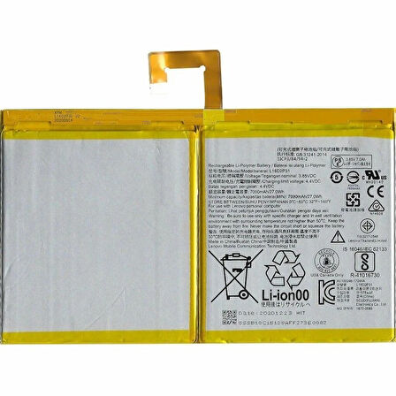 Lenovo Tab M10 TB-X605LC Batarya Pil