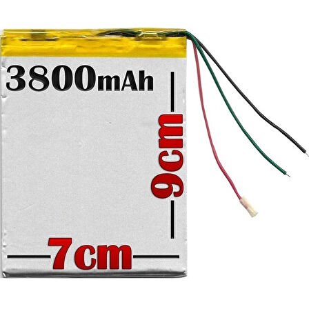 Vestel V Tab 7810 Batarya Pil 3800mAh - 3 Kablolu