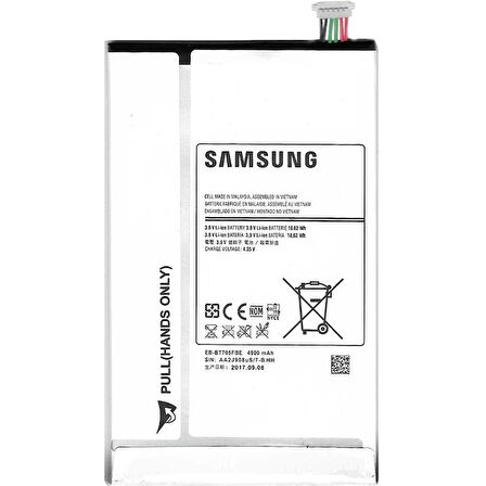 Samsung Uyumlu Galaxy Tab S SM-T705 Batarya Pil