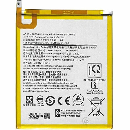 Samsung Uyumlu Galaxy Tab A7 Lite SM-T220 Batarya Pil