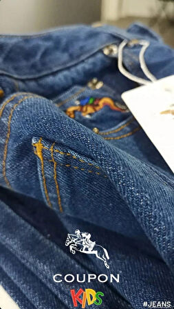 Çocuk Kot Pantolon / %100 Pamuk