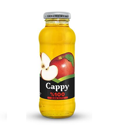 Cappy %100 Elma Suyu Cam 250 Ml