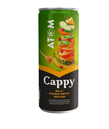 Cappy Atom Ballı Karışık Meyve Nektarı 330 Ml X 12 Adet