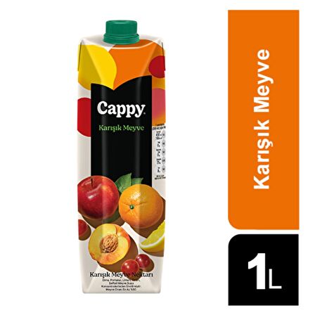 Cappy Bahçe Karışık Meyve Nektarı 1 Lt