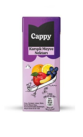 Cappy Bahçe Karışık Meyve Nektarı 200 Ml X 24 Adet