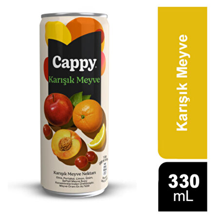 Cappy Bahçe Karışık Meyve Nektarı 330 Ml