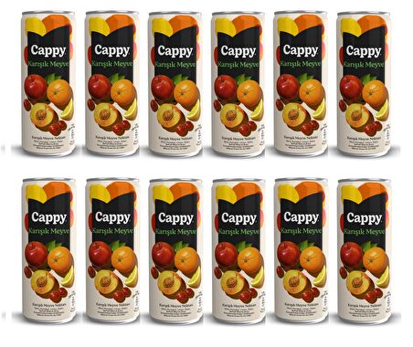 Cappy Bahçe Karışık Meyve Nektarı 330 Ml X 12 Adet