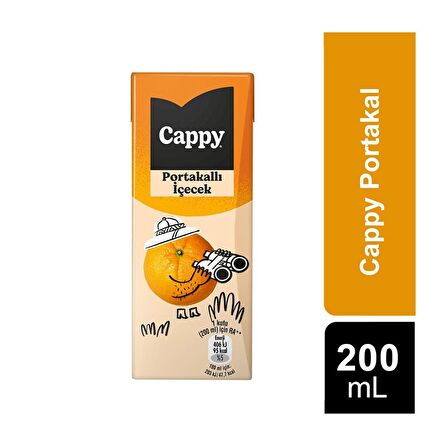 Cappy Bahçe Portakallı İçecek 200 Ml X 6 Adet