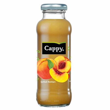 Cappy Bahçe Şeftali Nektarı Cam 250 Ml