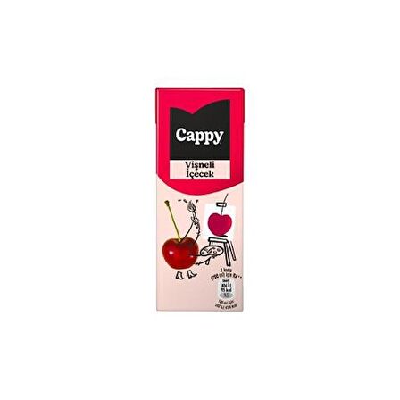 Cappy Bahçe Vişneli İçecek 200 Ml X 24 Adet