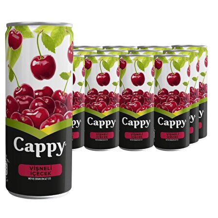 Cappy Bahçe Vişneli İçecek 250 Ml X 12 Adet