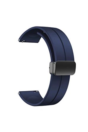 Xiaomi Amazfit Pace Kordon/Kayış Çizgili Tasarım Metal Toka Esnek Sağlam Silikon Kordon