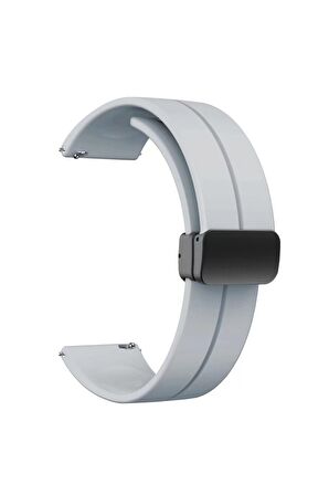 Xiaomi Amazfit Pace Kordon/Kayış Çizgili Tasarım Metal Toka Esnek Sağlam Silikon Kordon