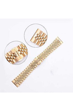 Huawei Watch Gt 3 46mm Kordon/kayış Parlak Paslanmaz Çelik Rolex Dizayn Kordon Kayış