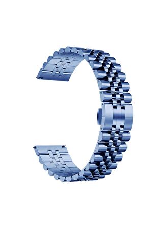 Xiaomi Amazfit Pace Kordon/kayış Parlak Paslanmaz Çelik Rolex Dizayn Kordon Kayış