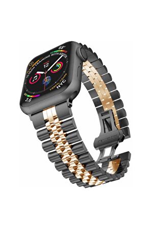 Watch 44mm Kordon/kayış Parlak Paslanmaz Çelik Rolex Dizayn Kordon Kayış