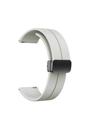 Xiaomi Amazfit Pace Kordon/Kayış Çizgili Tasarım Metal Toka Esnek Sağlam Silikon Kordon