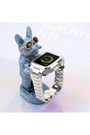 Watch 44mm Kordon Luxury Tasarım Paslanmaz Çelik Kasa Korumalı Special Kordon/kayış