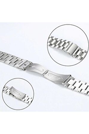 Huawei Watch Gt 3 46mm Kordon/kayış Paslanmaz Çelik Klipsli Metal Kordon Kayış