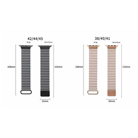   Watch 38mm Kordon/Kayış Magnetik Yapışma Metal PU Deri Kordon/Kayış