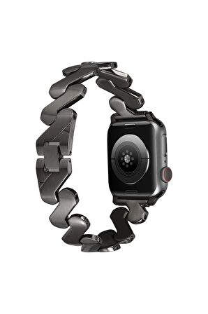 Watch 7 45mm Kordon/kayış Metal Strap Z Tasarım Açılır Kapanır Klipsli Design Kordon