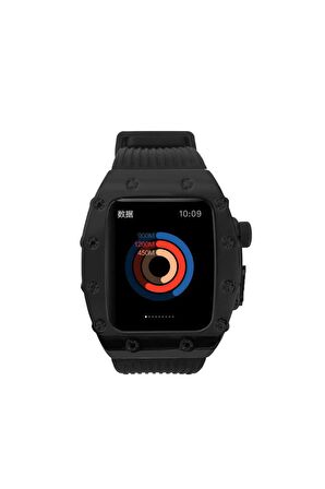 Watch 44mm Kordon/kayış Metal Luxury Gövde Silikon Yumuşak Strap Tasarım Kordon