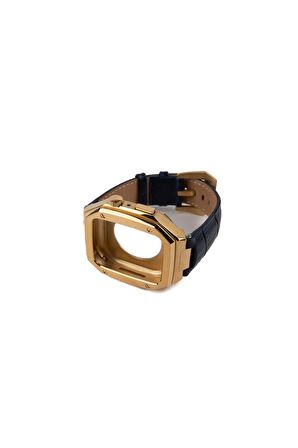 Watch 44mm Kordon/kayış Metal Gövde Leather Strap Metal Tokalı Luxury Kordon