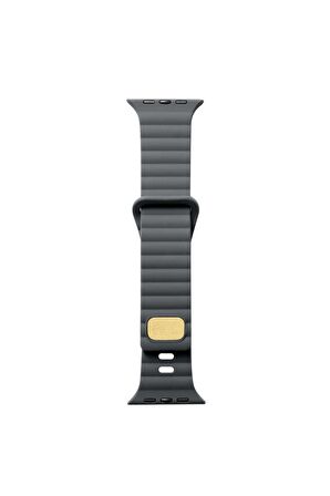 Watch 40mm Kordon/kayış Çizgi Şerit Desen Delikli Tasarım Tak Çıkar Silikon Kordon