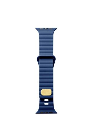 Watch 40mm Kordon/kayış Çizgi Şerit Desen Delikli Tasarım Tak Çıkar Silikon Kordon
