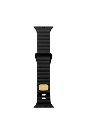 Watch 38mm Kordon/kayış Çizgi Şerit Desen Delikli Tasarım Tak Çıkar Silikon Kordon