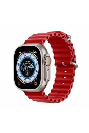 Watch 7 41mm Kordon/kayış Yumuşak Sport Delikli Metal Toka Silikon Kordon/kayış